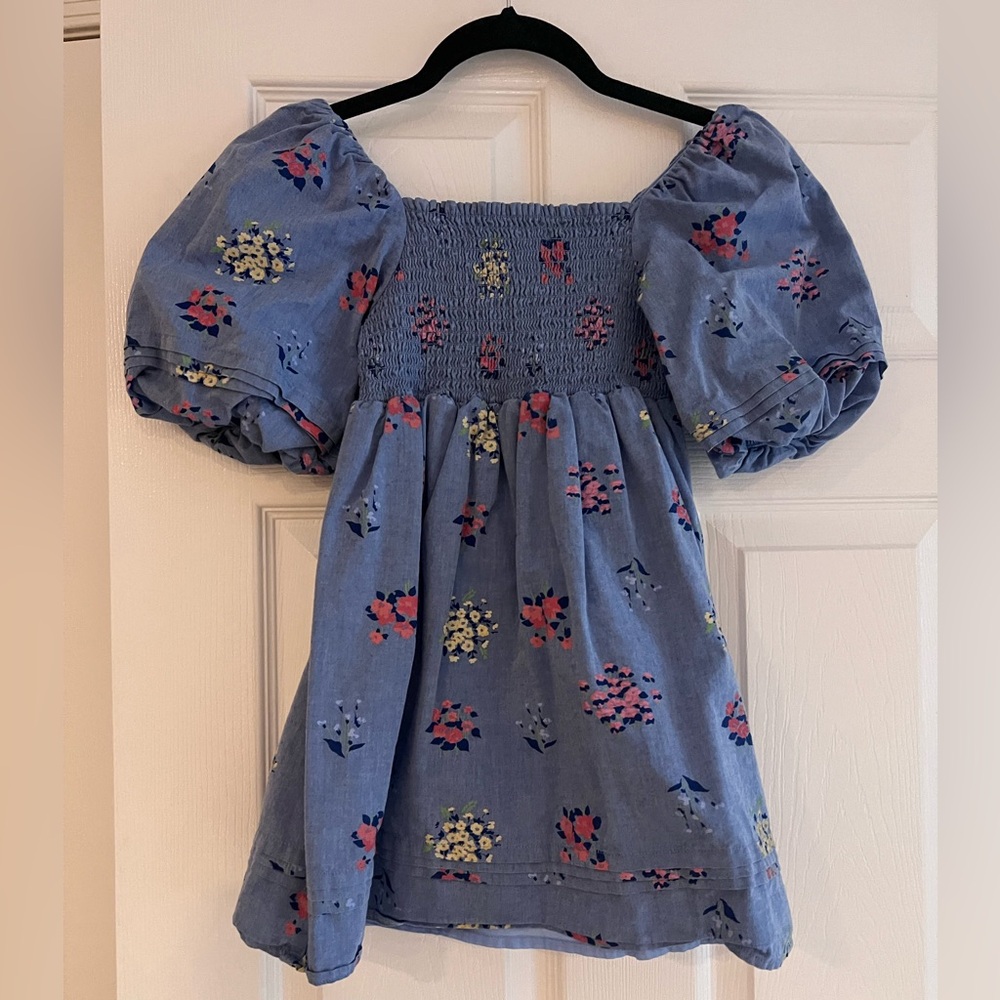 Janie and Jack floral print dress in size 6 girls